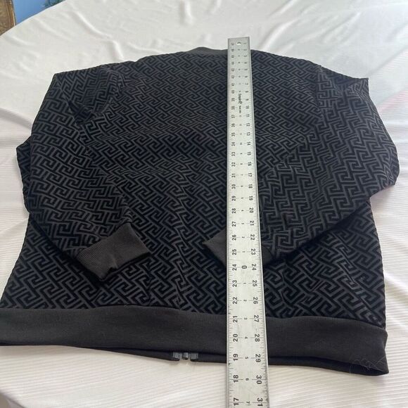 NWT Casa Moda Black Knit Bomber Jacket Size Large New - Picture 8 of 8